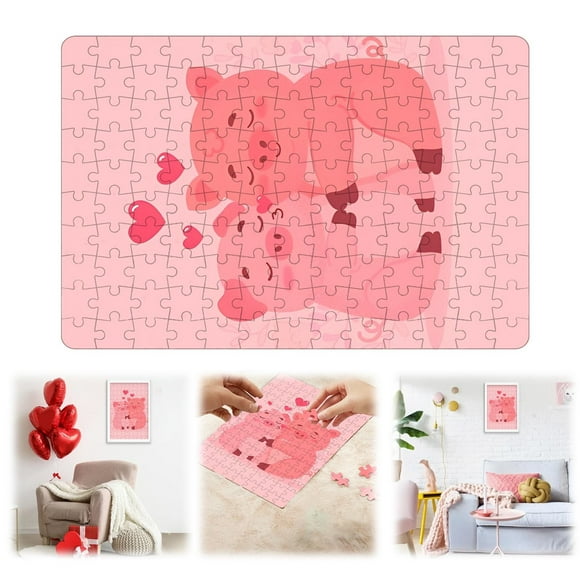 Valentine's Day Happy Puzzle Is Suitable For Children Teenagers And Adult Families Measuring 11.8 X 8.26 Inches