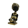 thumbnail image 5 of WLPZXP African Lady Sculpture Decorative Women Statue for Shelf Bedroom Centerpiece, 5 of 9