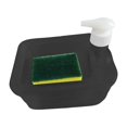 thumbnail image 4 of Dualoai 2 in 1 Soap Dispenser and Sponge Dish Soap Holder Easy to Fill Modern Multifunctional Cleaning Liquid Container for Sink Home, 4 of 9