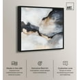 thumbnail image 2 of Blanure II Canvas Neutral Abstracts by Art Remedy, Black Frame, 24" x 24", 2 of 7