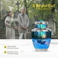thumbnail image 3 of MUKTIVE Car Urn for Human Ashes Adult Male 10 Inch, Snowy Tree Burial Urns for Cremated Remains, Decorative Northern Light Urns for Ashes Adult Female, Funeral Large Green Urn for Remains, 3 of 6