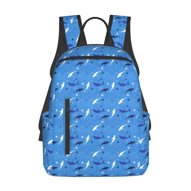 Balery Cute Shark Mochila Ligera para Hombres y Mujeres – Resistente y Impermeable, Ideal para la Escuela, el Trabajo, los Viajes y el Uso Diario