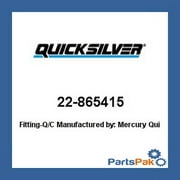 Mercury - Mercruiser 22-865415 Mercury Quicksilver 22-865415 Fitting-Q/C-