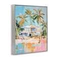 thumbnail image 3 of Stupell Industries Abstract Tropical Bungalow Gray Framed Giclee Art, design by LSR Design Studio, 20 x 16, 3 of 8