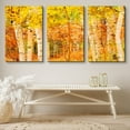 thumbnail image 2 of PixonSign Canvas Print Wall Art Set Orange and Yellow Leaf Variety Botanical Wilderness Illustrations Modern Art Contemporary Landscape Multicolor Ultra for Living Room, Bedroom, Office - 24"x36" x 3, 2 of 5