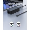 thumbnail image 2 of USB C Laptop Charger for Lenovo - Compatible with Thinkpad, Yoga, Chromebook, Thinkbook, IdeaPad, 65W/45W AC Adapter with 10Ft Extended Sturdy Cable, 2 of 3