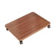 thumbnail image 5 of Caja de almacenamiento móvil con soporte rodante, caja de almacenamiento móvil, accesorio estable de ahorro con Color de nuez, 5 of 9