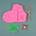 thumbnail image 3 of Milue Candy Cake Silicone Mold DIY Mushroom Chocolate Squirrel-Acorn Fondant Mold, 3 of 14