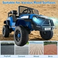 thumbnail image 3 of OLAKIDS 24V Ride on Car with Remote Control, Bluetooth, LED Lights, Horn, Spring Suspension, High/Low Speeds, Soft Start for Kids Aged 3+, 3 of 9