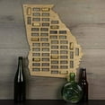 thumbnail image 2 of Torched Georgia Wine Cork Hold Map Wall Mount Decor 24"x18"x0.25", 2 of 2