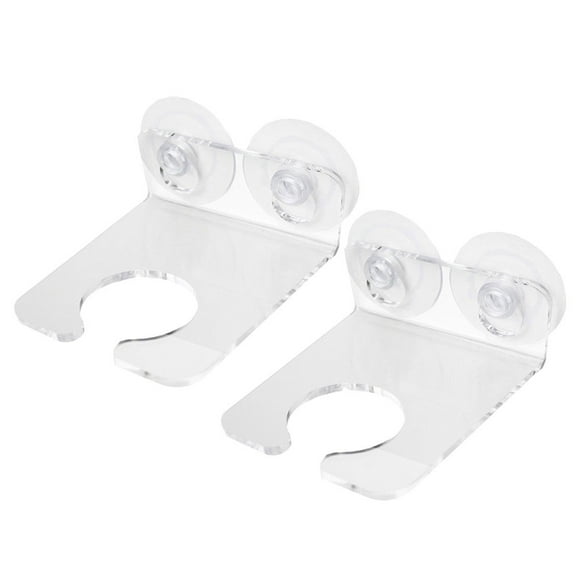 ColoMX Portavasos de vino para bañera, soporte transparente para copa de vino, suministro para bañera, 2 uds.