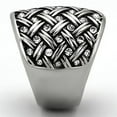 thumbnail image 4 of High polished (no plating) Stainless Steel Ring with Top Grade Crystal in Clear for Women Style TK1007, 4 of 4