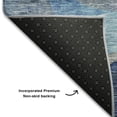 thumbnail image 5 of Addison Rugs Mayfield Premium Machine Washable Transitional Modern Blue Rectangle Rug, 5' x 7'6", 5 of 6