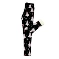 thumbnail image 5 of Endives Women's Fleece Lined Leggings Velvet Warm Christmas Retro Printed Home Leggings Warm Winter, 5 of 6