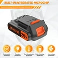 thumbnail image 2 of Batería de repuesto EDETOVAD 20V 2.0Ah de iones de litio para Black+Decker, 2 of 7