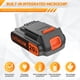 thumbnail image 2 of Batería de repuesto EDETOVAD 20V 2.0Ah de iones de litio para Black+Decker, 2 of 7