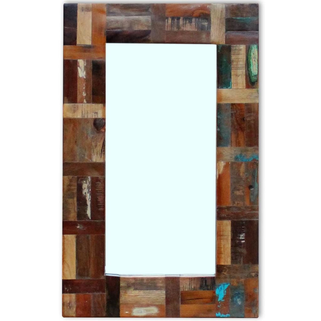 Kepooman Rectangular Hanging Wall Frame Mirror Decor for Bathroom Bedroom, 31.5" X 19.7", Multi-color Kepooman Rectangular Hanging Wall Frame Mirror Decor for Bathroom Bedroom, 31.5" X 19.7", Multi-color