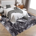 thumbnail image 3 of Boho Modern Abstract Area Rug 5x7 Machine Washable, Non-Slip Backing, Soft Low Pile Faux Wool Carpet for Living Room, Bedroom, Dining Room, 3 of 9