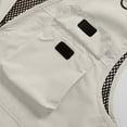 thumbnail image 4 of Zedker Hunting Vest for Men Lightweight Cargo Fishing Vests Sleeveless Outdoors Waistcoat Jacket White L, 4 of 8