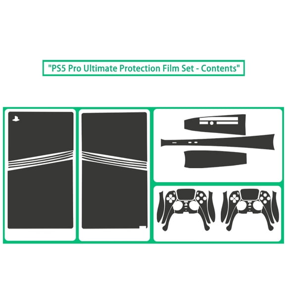 Compatible con consolas PS5 Pro. Juego de pegatinas de anime y dibujos animados, bonitas calcomanías personalizadas con fundas para mandos de videojuegos