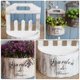 thumbnail image 4 of Light Grey Durable Plastic Flowerpot for Storage and Plant Display Perfect for Home or Office Use 6.5 Inches, 4 of 5