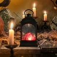 thumbnail image 5 of Christmas Candle Wind Lamp, Holiday Atmosphere Lamp, Small Charcoal Fireplace Wind Lantern for Outdoor and Indoor Christmas Decoration, 5 of 6