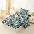 thumbnail image 2 of Feelyou Green Camouflage Dinosaur Twin Sheet Sets for Boys Men Kids, Rustic Wildlife Bedding, 3 Pieces, 2 of 5