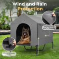 thumbnail image 3 of Caseta para Perro Veehoo 47 2 en 1 Extra Grande para Interior y Exterior Resistente a la Intemperie, 3 of 6