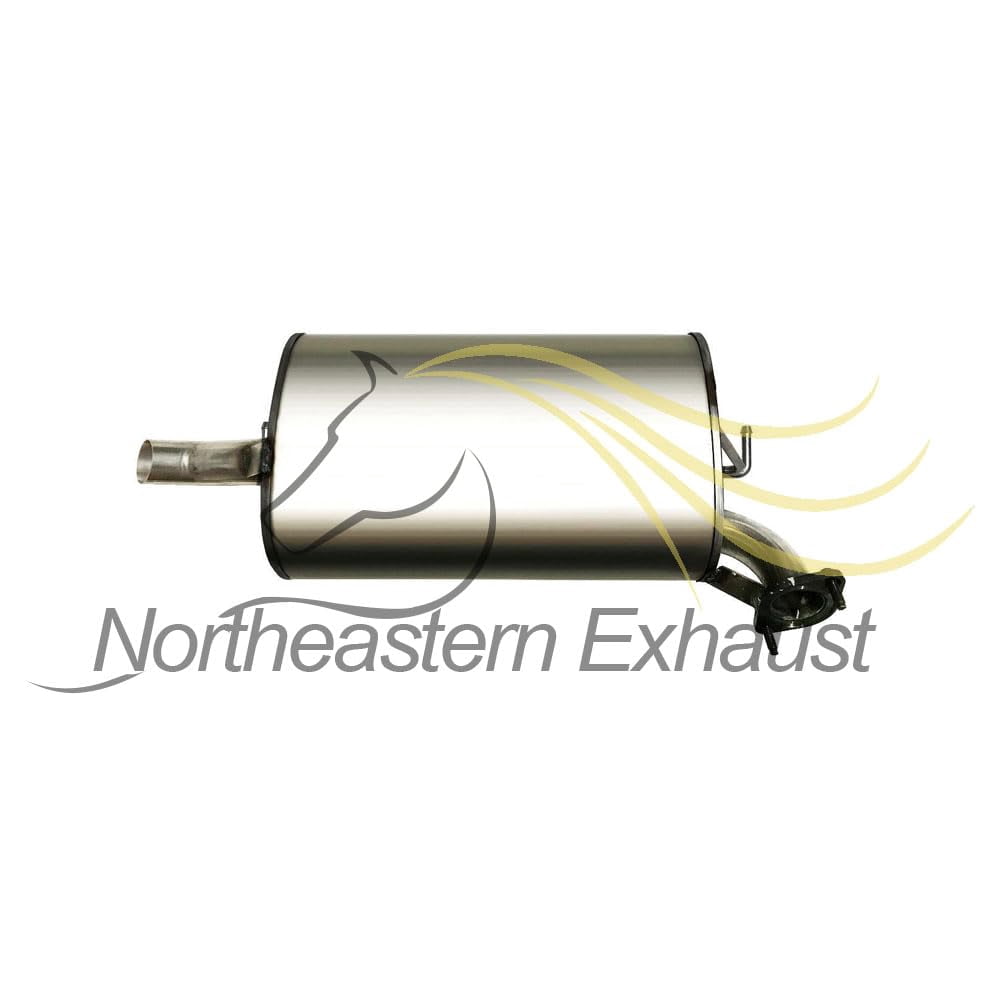 Direct Fit Stainless Steel Exhaust System Kit Compatible for Toyota 1997-2001 Camry 2002-2003 Solara 2.2L 2.4L