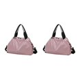 thumbnail image 4 of Guardurnaity Bolsa de viaje de repuesto de gran capacidad, transpirable, de un solo hombro, impermeable, para Fitness, accesorios para bolsas Rosa oscuro 2Conjunto, 4 of 6