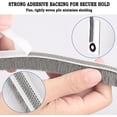 thumbnail image 3 of Pedoxline Self-Adhesive Weather Stripping for Doors and Windows, 32.8 ft (10m) Sound Proofing Door Seal, Gray, 3 of 5