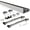 Aluminum, variant on Nuk3y Bypass Sliding Door Hardware Soft Close With Finger Pull