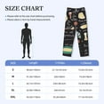 thumbnail image 4 of Vsdgher Vegetable Quiche Print Mens Pajama Pants Sleep & Lounge Pants, PJ Bottoms With elastic waistb and Pockets, 4 of 5