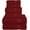 Burgundy, variant on Discount Cotton 6-Piece Towel Set, Includes 2 Washcloths, 2 Hand Towels and 2 Bath Towels, 100% Turkish Cotton - Highly Absorbent and Super Soft Towels for Bathroom, Gold