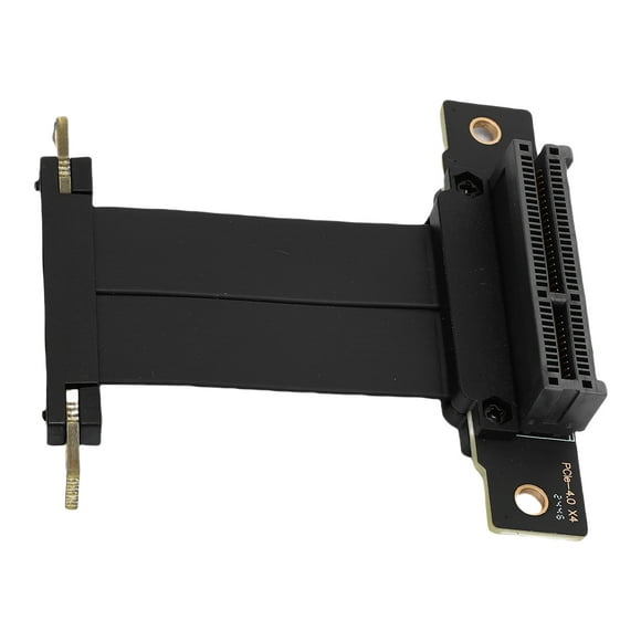 PCEI 4.0 Extension Cable, Flexible GPU Graphics Card Extension Cable, PCIe 4.0 4X Riser Cord, 8GB s Transfer Rate for PC Cases, AI Applications, Servers, Extreme Gaming