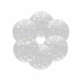 thumbnail image 7 of 15 Inch Round Placemats Set of 6, Grey Snowflake Christmas Non Slip Heat Insulation PP Table Mats, Winter Xmas Snowflake Farmhouse Washable Place Mats for Kitchen Dining Party Table Decor, 7 of 7