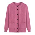 thumbnail image 2 of Kureaily Classic Knit Cardigan For Long Sleeve Open Front Sweater Comfortable Lightweight Button Up Top For Casual Wear Womens Cardigan Sweaters, 2 of 3