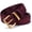 1.1"(28mm) Red, variant on Wide Suede Belt Women Genuine Leather Ladies Waist Belt for Jeans Dress Casual Square Gold Buckle