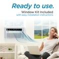 thumbnail image 6 of BLACK+DECKER 12,000 BTU Inverter Window Air Conditioner, Window AC Units for Up To 550 Sq. Ft., ENERGY STAR Rated AC Unit, Full Function Remote Control, White, 6 of 7