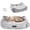 Gray, variant on Cat Beds for Indoor Cats Reversible Cool & Warm with Neck Support Sides Washable All-Season , 20"X19",Gray