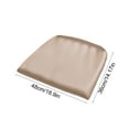thumbnail image 3 of HengDidi Faux Leather Stretch Stool Cover 48x36cm - Surface Guard Elastic Seat Protector for Counter Chairs Home Furniture Maintenance, 3 of 6