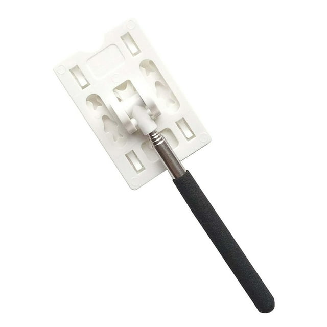 Transemion Easy Parking Toll Swiping With Telescopic Contactless Rods Simple Usage Parking Toll Swiping Rod White and Black 1Set