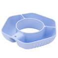 thumbnail image 3 of Snack Bowl Recipiente Silicona para Refrigerios Anillo 40 Oz (claro) Azul, 3 of 4