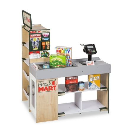 Melissa Doug Freestanding Wooden Fresh Mart Grocery Melissa Doug Freestanding Wooden Fresh Mart Grocery