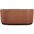 thumbnail image 5 of Meridian Furniture Mylah Cognac Fabric Loveseat, 5 of 26