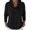 Black, variant on Sweater for Womens Solid Color Long Sleeve Cowl Neck Sweaters Tops Fall Winter Lightweight Comfy Pullover Tops