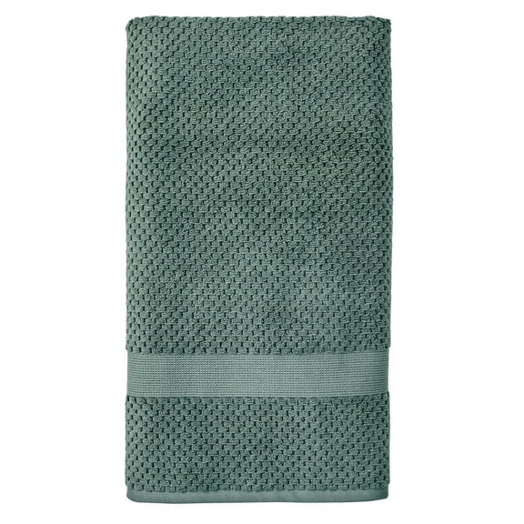 Better Homes & Gardens Signature Soft Cotton Popcorn Textured Bath Sheet, Nimbus Blue