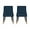 Midnight Blue, variant on Manhattan Comfort Eda Dining Chair from Solid Wood in Gray - Set of 2