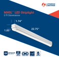 thumbnail image 5 of Lithonia Lighting Tira de luz LED blanca fría, 5 of 5