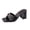 Style C (Black), variant on Elegant Square Toe Heeled Sandals for Women, Slip On Mules featuring Bold Metal Chain Detail, Stylish Block Heel Slides for Walking, Vacation, and Daily Outfits, Non-Slip Sole Dress Sandals, Black
